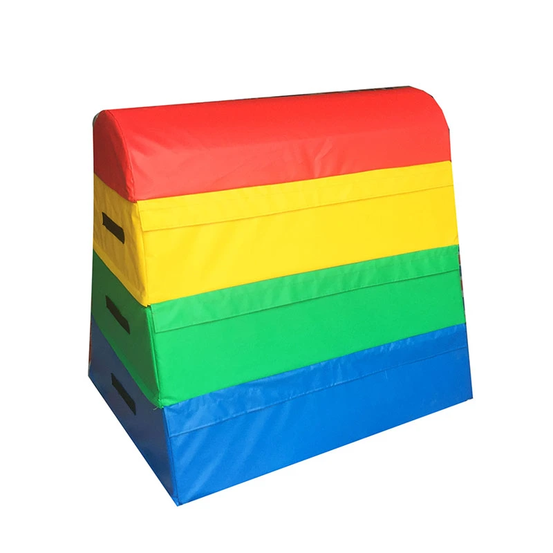 Caixa de salto com topo de arco macio de quatro seções